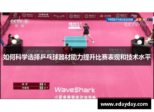 如何科学选择乒乓球器材助力提升比赛表现和技术水平